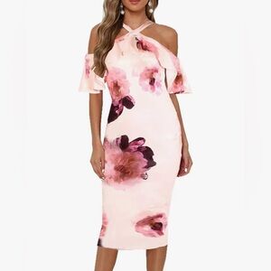 Women’s Pink Flowery Dress